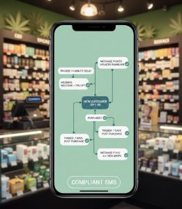 SMS Automation Flows for Dispensaries: How to Build Triggered Messaging That Drives Revenue and Stays Compliant