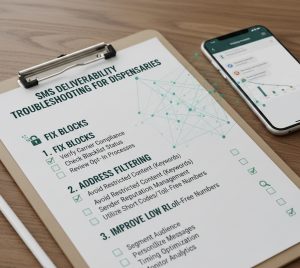 SMS Deliverability Troubleshooting for Dispensaries: Checklist for Blocks, Filtering, and Low Reach