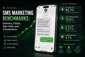 Cannabis SMS Marketing Benchmarks: Delivery, Clicks, Opt-Outs and Conversions